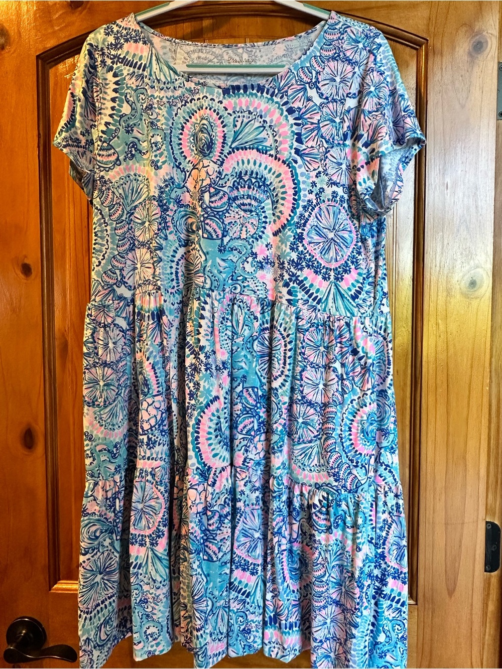 Lilly Pulitzer Blue Grotto Swing Dress XXL